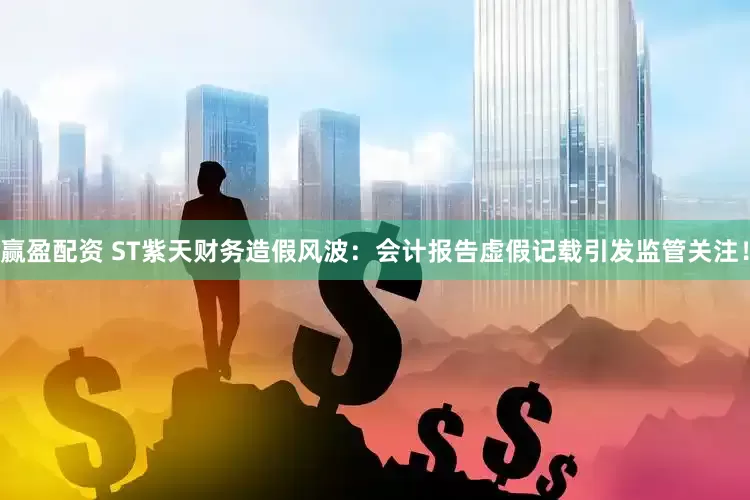 赢盈配资 ST紫天财务造假风波：会计报告虚假记载引发监管关注！